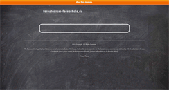 Desktop Screenshot of fernstudium-fernschule.de